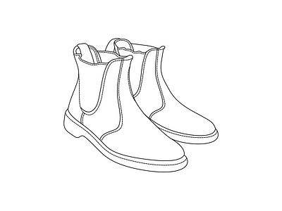 Shoes drawn in line arteonline artprintsonline artsalesonline branding design graphic design illustration line art logo