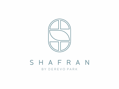 SHAFRAN architecture branding club creativ logo design graphicdesign landscape design letter s logo logodesign logomark logotype nature