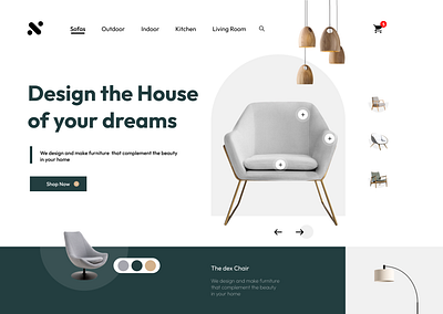 Furniture Landing Page accessibility design branding design creative design design inspiration design thinking design trends digital design graphic design interaction design minimal design mobile app design product design responsive design ui design ui trends ux design ux research uxui design web design wire framing