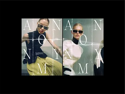 ANONYM — 003 branding creative direction design graphic design ui web