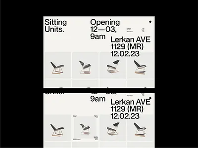 SITTING UNITS — 003 branding creative direction design desktop ecommerce graphic design ux