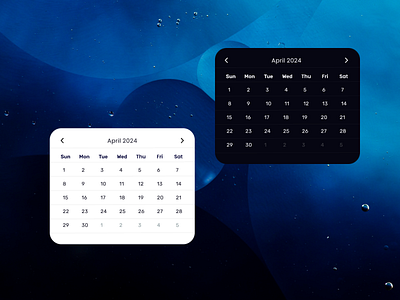 Calendar UI/UX design: light and dark mode app developer graphic design ui ui visual designer uiux design webflow designer