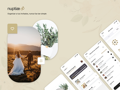 Nuptiae branding nuptials research ui ux