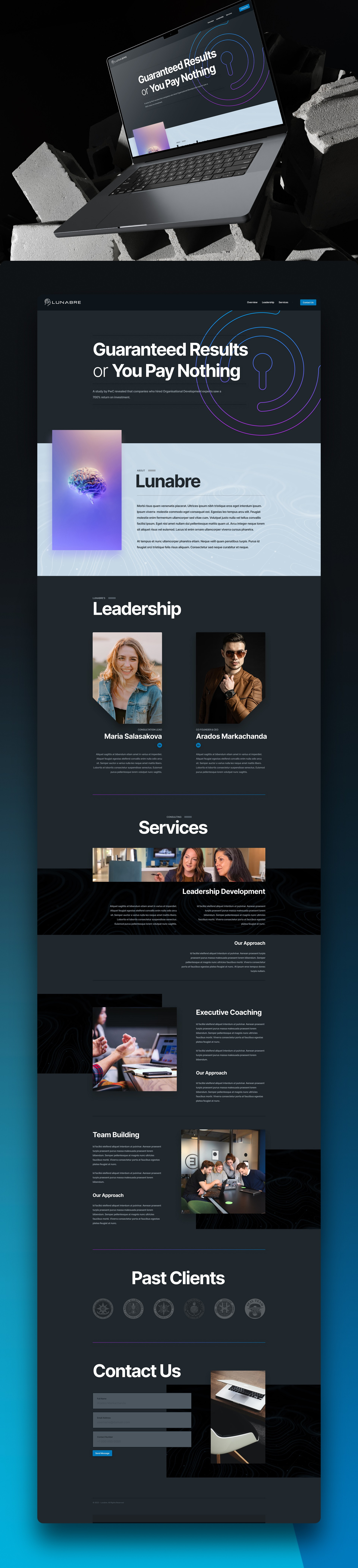 Example of Landing Page Design