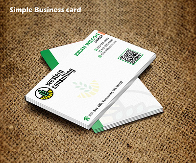 Unique & Simple Design Business Card animation business card graphics graphicsdesign green logo logodesign modern modernstyle simple stationery unique