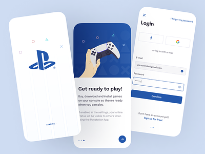 Playstation App (Redesign) app design game games mds playstation ps4 ps5 sony ui ux