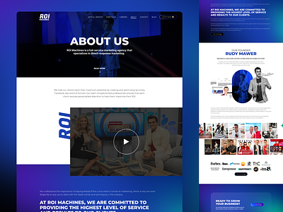 Website Design | About Us about us page branding redesign ui website website design