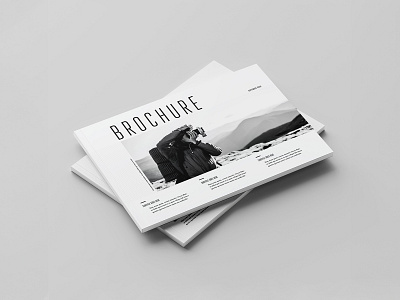 Brochure design brochure design editorial graphic design minimal typography