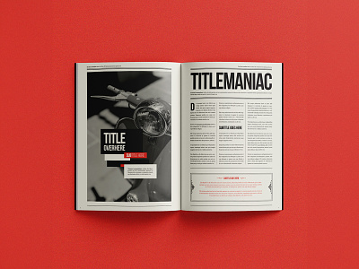 Magazine design brochure design editorial graphic design magazine typography