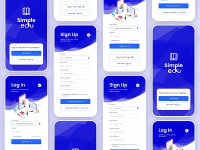 Streamlined Education App Login Screen : Login Page UI Design appdesign appui dribbble dribble educationapp educationappui figma graphic design loginpage loginpagedesign loginscreen loginui trendingui ui uidesigner uiux uiuxdesigner