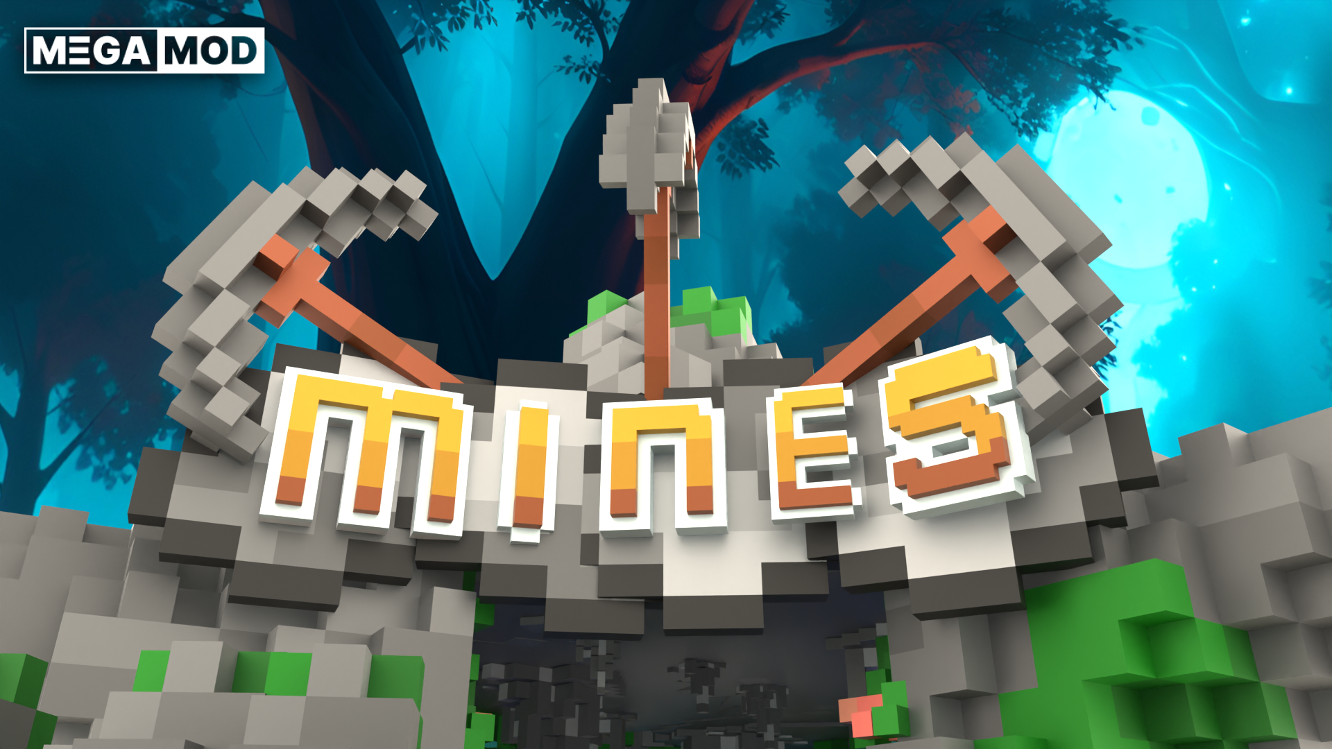 Mines 3d building cave crystal games lego megamod minecraft mines roblox voxel voxel graphics voxelart