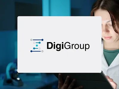 Digi Group branding clinic collection design diagnostics digital equipment identity laboratory logo measurement medical medicine medicine logo medicine logo design molecular research science surgery system