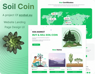 Landing Page (Soil Coin)