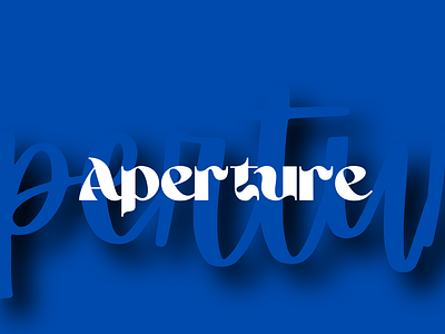Aperture Branding branding graphic design logo ui