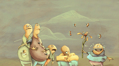 The legend of the BeeKeepers illustration