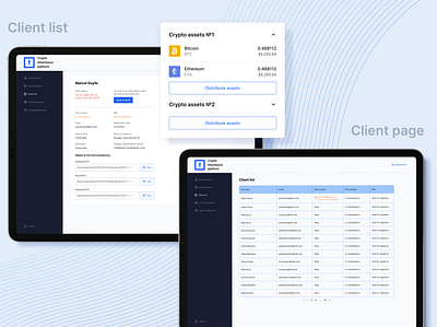 Crypto inheritance platform - Admin panel admin bitcoin crypto ethereum inheritance inheritance ui ux