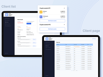 Crypto inheritance platform - Admin panel admin bitcoin crypto ethereum inheritance inheritance ui ux