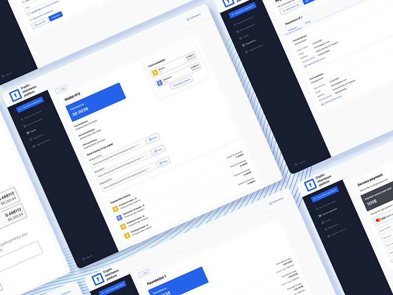 Crypto inheritance platform crypto inheritance ui ux
