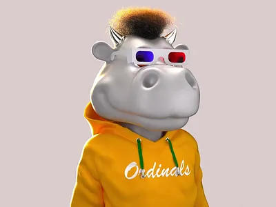 Baby bulls gang 3d 3d animation 3d illustration 3d modeling 3d sculpting animation character animation character design character modeling crypto art digital art motion graphics nft nft art nft bitcoin ordinal