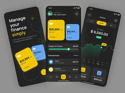 Wallet App Ui Exploration app banking banking app clean design defi digital banking finance investment minimal design mobile app mobile app ui mobile banking money payment payment app ui ux wallet wallet app wallet app design
