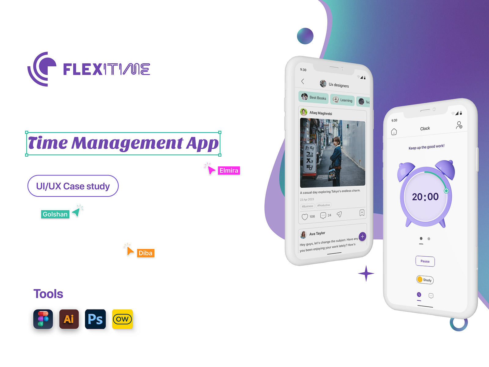Time management case study - UI/UX Case study by Elmira Tiqnavard on ...