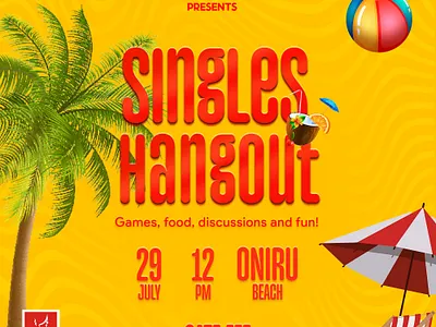 TREM SINGLES HANGOUT branding design graphic design logo social media