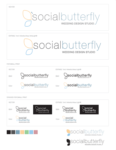 Social Butterfly Studio logo typography