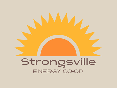 Strongsville Energy Co-Op energy logo sun