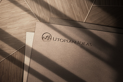 Logo | Utopian Ideas brand design branding business card design graphic design identity logo logo design mockup visual identity