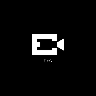 E+C Logo branding design grafico graphic design ide illustration logo vector videomaker