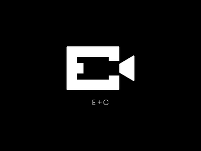 E+C Logo branding design grafico graphic design ide illustration logo vector videomaker