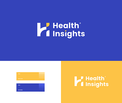 Health Insights Logo graphic design logo minimalist