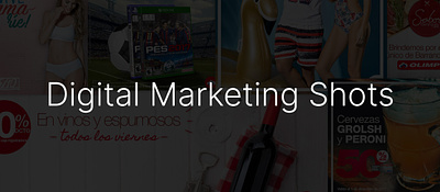 Retail marketing banners branding design marketing social media web