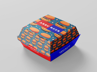 ARBURGER Burger Packaging branding graphic design packaging ui