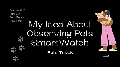 Pets Track graphic design ui