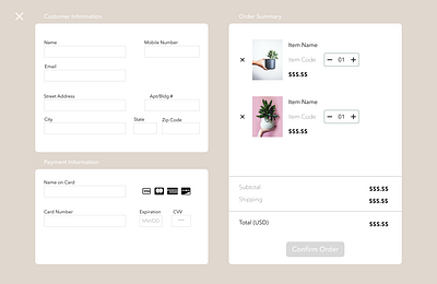 Daily UI - 002 - Checkout Screen checkout screen dailyui ui design