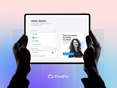 A Case Study on Tax Transformation: CloudTax Redesign application casestudy clean cloudtax creative design product design saas ui uidesign ux website