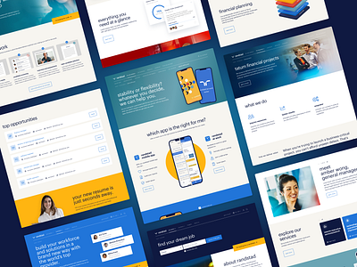 Recruitment Website adobe experience design design ui ux