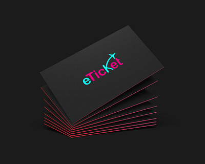 E-Ticket Logo branding e ticket logo graphic design graphic disigner letter mark logo logo logo designer logo specialist minimalist logo wordmark logo