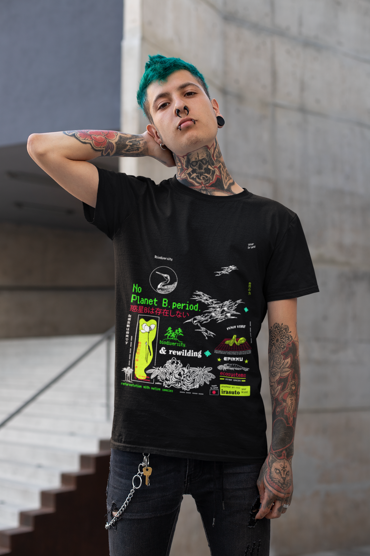 Example of Streetwear Japanese Illustration