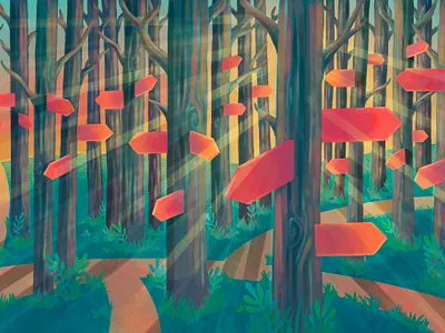 Where do we go from here? communications corporate editorial illustration pandemic