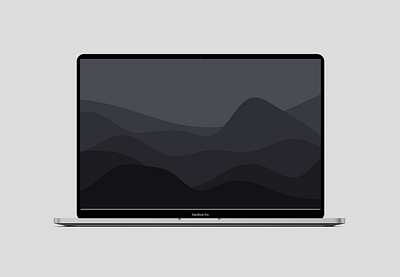 Wavy Backgrounds - Dark Gray graphic design