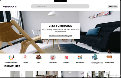 Vendoors Ecommerce Marketplace branding ecommerce design ui website