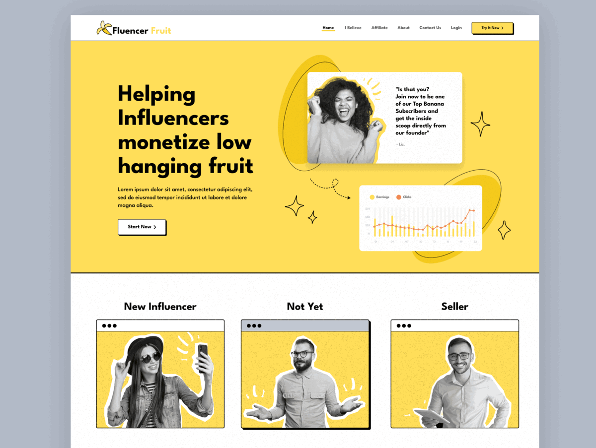 Spark™ – Influencer Marketing Accelerator by ash on Dribbble