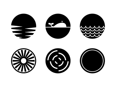 Sun Logo Collection #3 modern logo