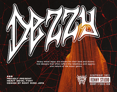 Dezzy - Heavy Metal Font underground