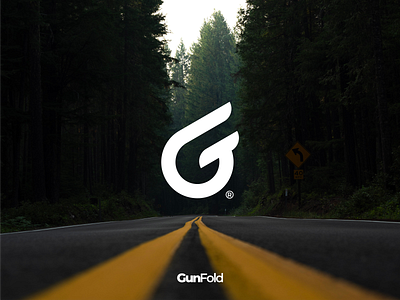 GF Logo Monogram For GunFold app icon branding gf icon logo monogram simple logo
