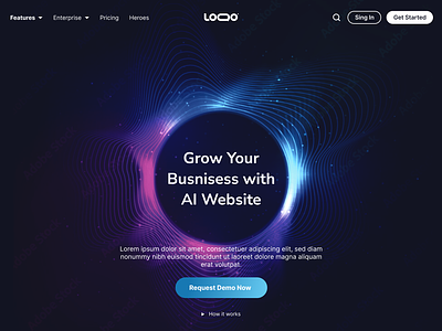 AI Personal Assistant Website | UI Design ai ai assistant ai personal assistant ai web ai web design business business with ai ui uiux design ux web design