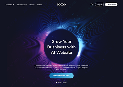 AI Personal Assistant Website | UI Design ai ai assistant ai personal assistant ai web ai web design business business with ai ui uiux design ux web design