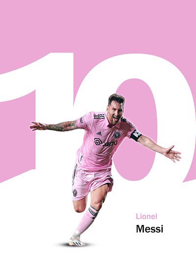 Messi football poster argentina football football poster gameday inter miami match matchday messi mls poster